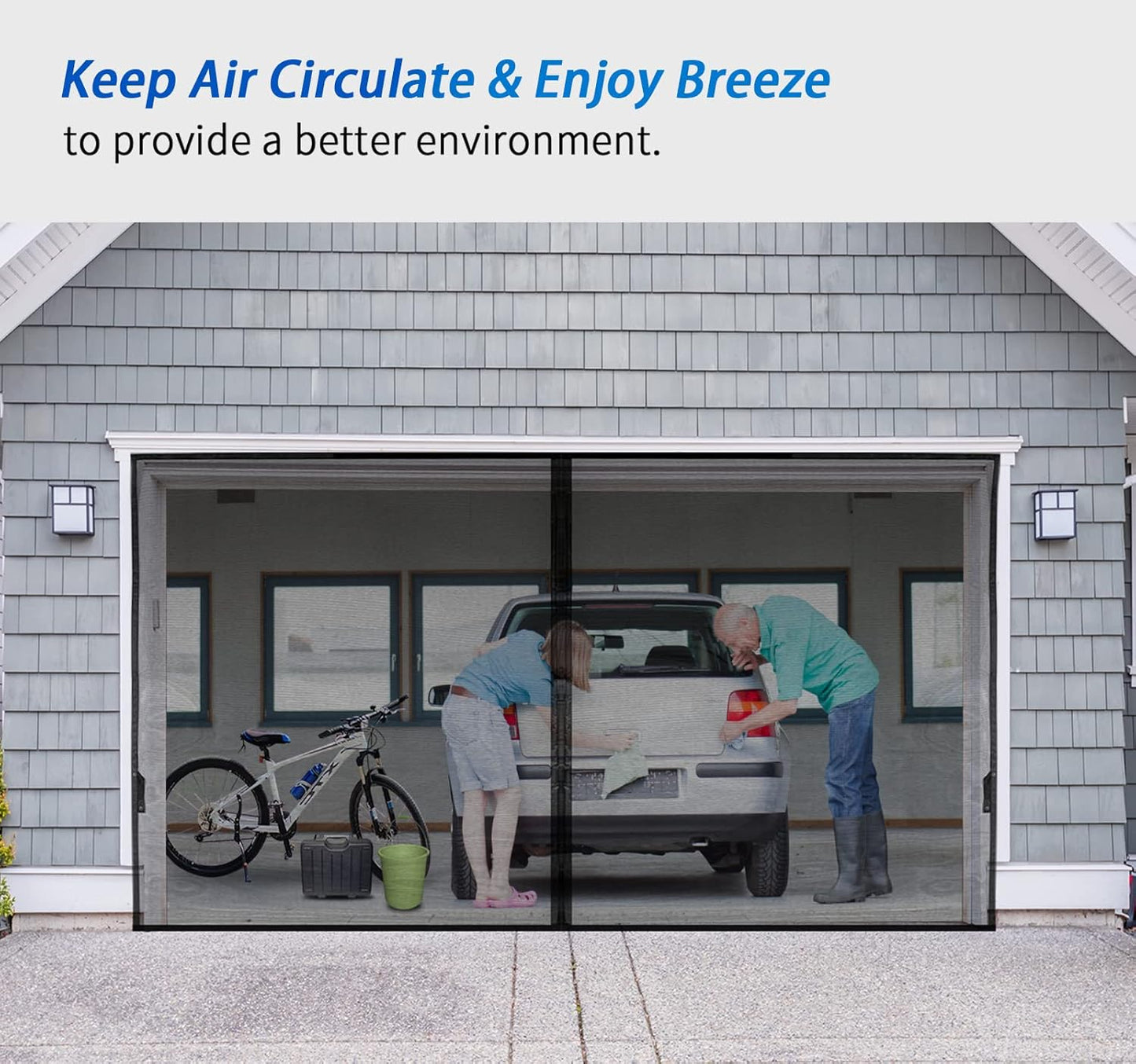 Magnetic Garage Door Screen – Delivered & Installed