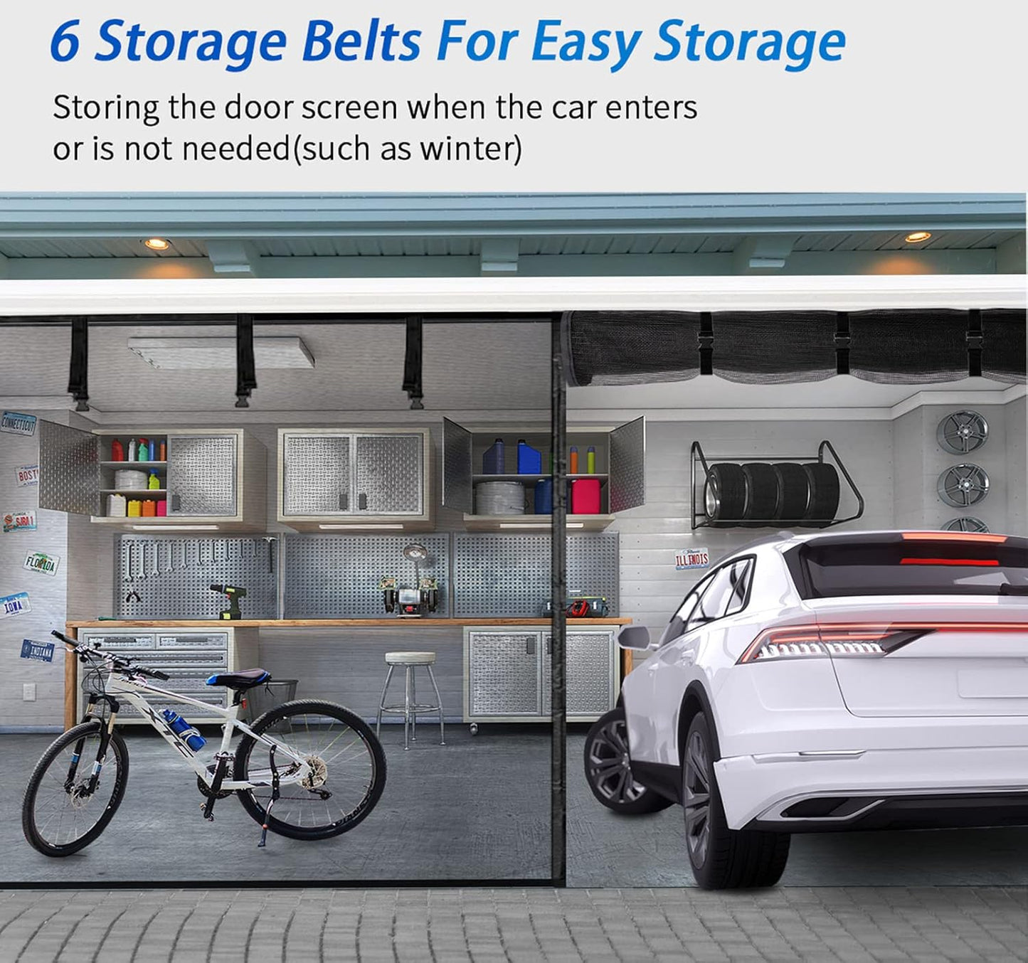 Magnetic Garage Door Screen – Delivered & Installed