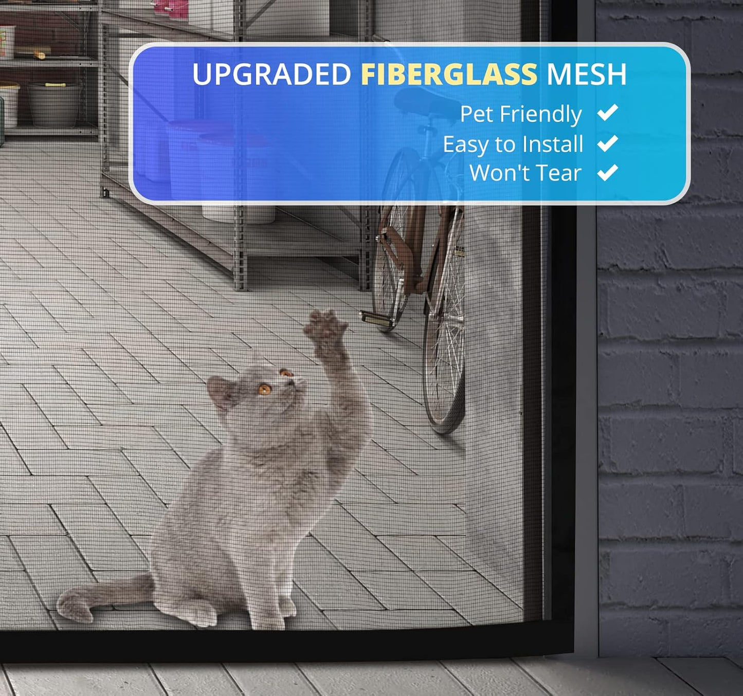Magnetic Garage Door Screen – Delivered & Installed