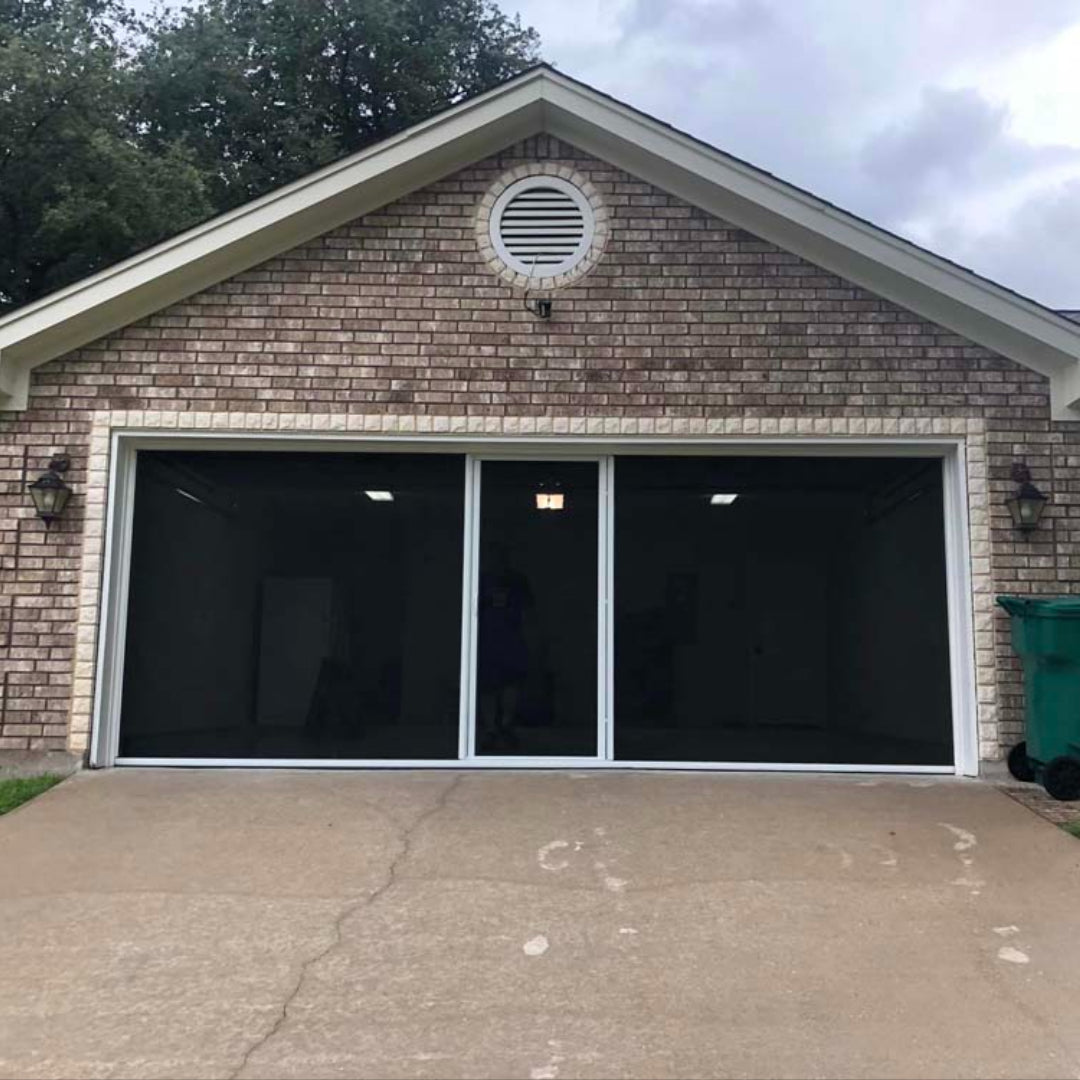 Black PVC Coated Polyester Screen | 6–18' W | 7' or 8' H