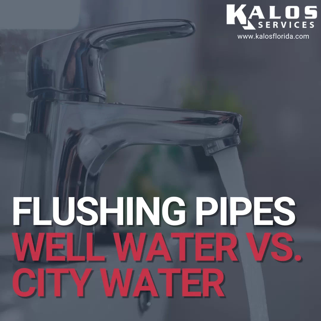 Flushing Pipes: Well Water vs. City Water