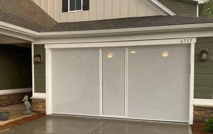 White PVC Coated Polyester Screen | 6–18' W | 7' or 8' H - Affirm